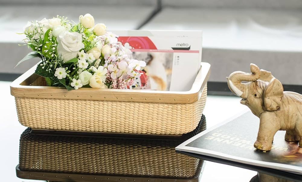 Amazon.co.jp: Teng Jin ナンタケットバスケット デスクトップ